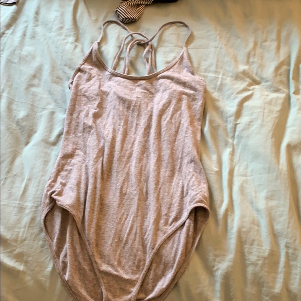 Gray bodysuit